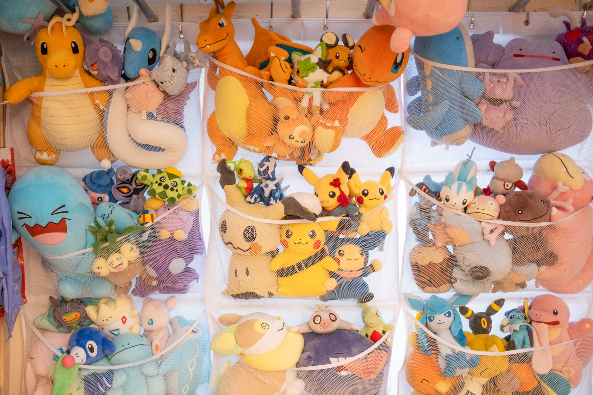 増え続けるぬいぐるみ収納のおはなし｜ポケモンぬいぐるみマスターに、おれはなる！
